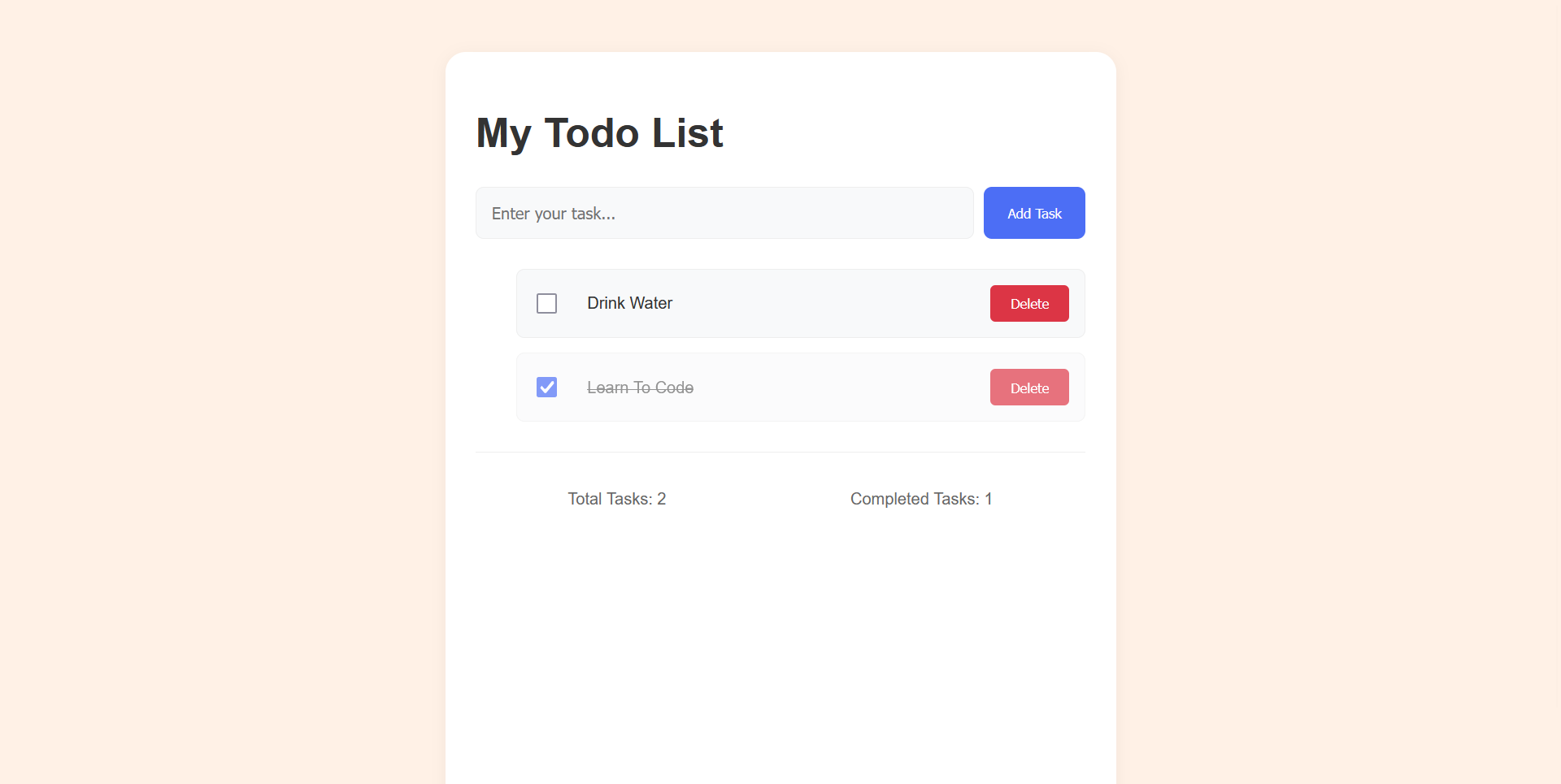 Todo List